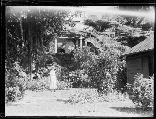 Lady Julius in the garden of her Darling Point home, Sydney, 2 March 1934 [picture]