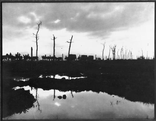 A scene typical of the conditions under which Australian troops fought in World War I [picture] / Frank Hurley