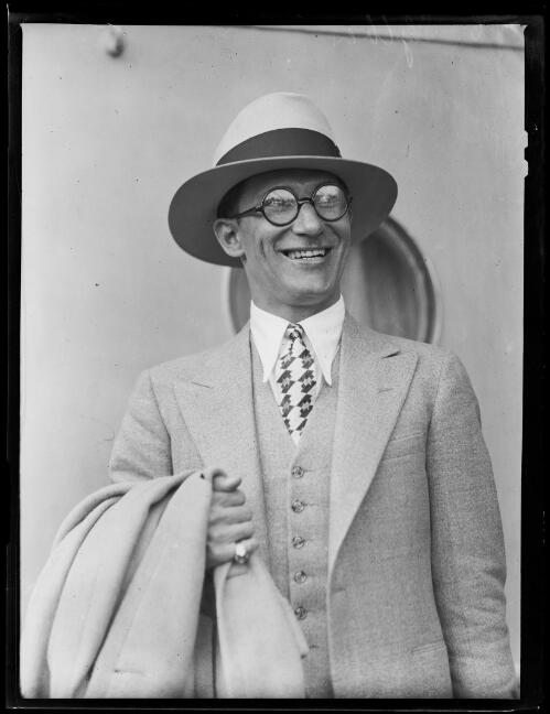 Mr C. Sylber after appearing in the play Rio Rita, New South Wales, 12 April 1928 [picture]