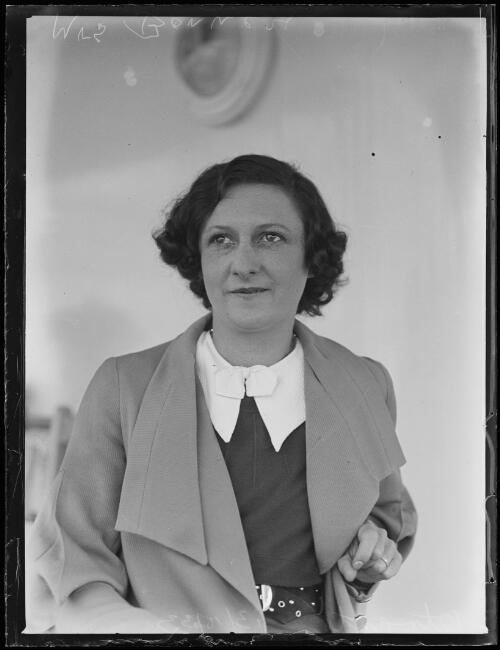 Australian aviatrix Mrs Maude Rose Bonney, New South Wales, 15 October 1933 [picture]