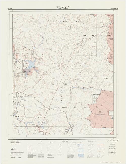 Tallanalla, Western Australia / produced by the Department of Land Administration, Perth, Western Australia