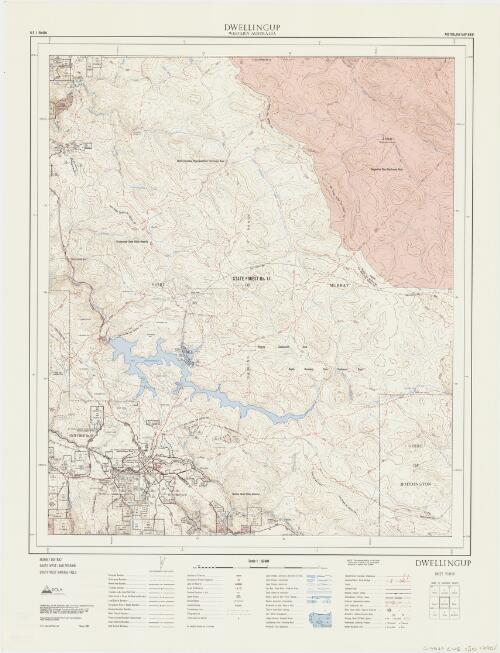 Dwellingup, Western Australia / produced by the Department of Land Administration, Perth, Western Australia