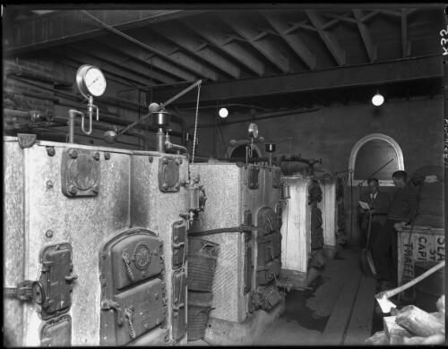 Boiler rooms [Charlotte Pass] [picture] : [Kosciuszko, New South Wales] / [Frank Hurley]