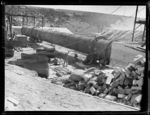 Construction at the Charbon Cement Works, New South Wales, 16 May 1930, 1 [picture]