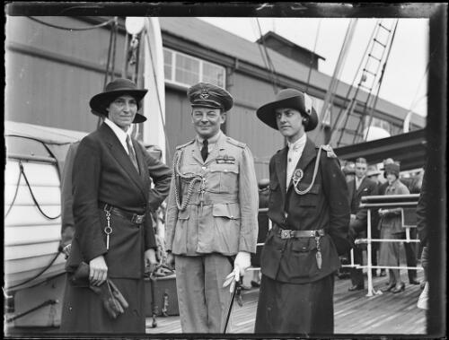 1st Baron and Lady Baden-Powell on the ship Marama, Sydney, New South Wales, March 1931 [picture]