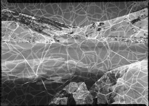 Guthega Reservoir [picture] : [Snowy Mountains Hydro-Electric Scheme, New South Wales] / [Frank Hurley]