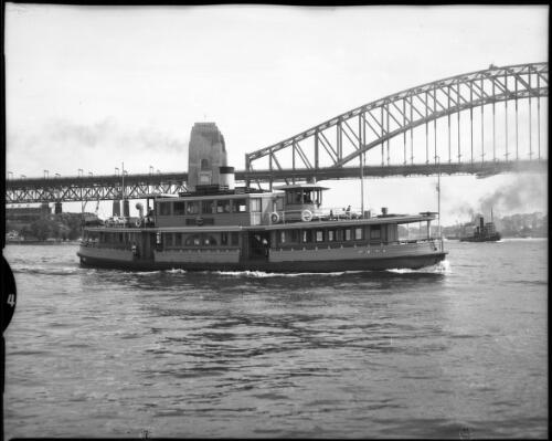 Ferry boats Sydney Harbour the Lady Edeline, Sydney [picture] / Frank Hurley