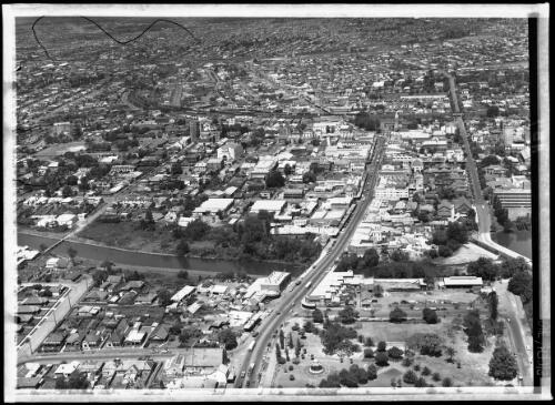 General view Parramatta [picture] : [Aerial views, Sydney, New South Wales] / [Frank Hurley]