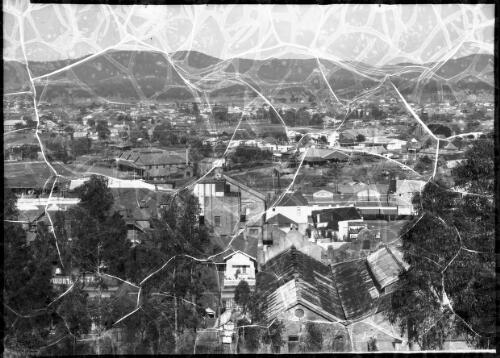 [Panoramic view overlooking Cessnock, 2] [picture] : [Cessnock, New South Wales] / [Frank Hurley]