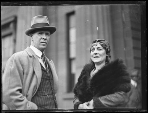 James Devine with wife and brothel owner Tilly Devine, New South Wales, ca. 1930 [picture]