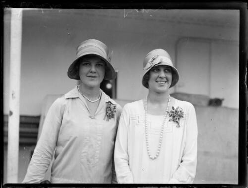 Miss Valerie Bavin and Miss Elaine de Chair, New South Wales, New South Wales, ca. 1930s [picture]