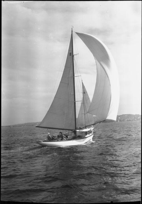 Yachts on Harbour [5] [picture] : [Sydney Harbour, New South Wales] / [Frank Hurley]