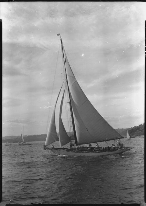 Yachts on Harbour [1] [picture] : [Sydney Harbour, New South Wales] / [Frank Hurley]