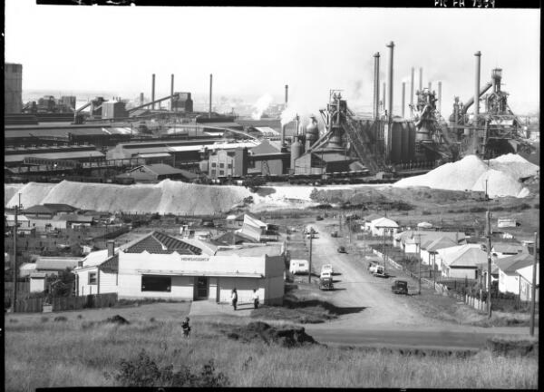 NSW Section Aust. Iron & Steel Port Kembla South Coast, New South - Old Photo 1 - Zdjęcie 1 z 1