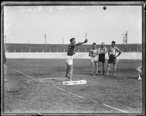 Athlete F.X. Haas at an Inter Sports Club, New South Wales, 21 November 1926 [picture]