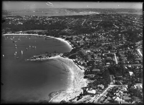 Balmoral Beach [aerial view] [picture] : [Sydney, New South Wales] / [Frank Hurley]