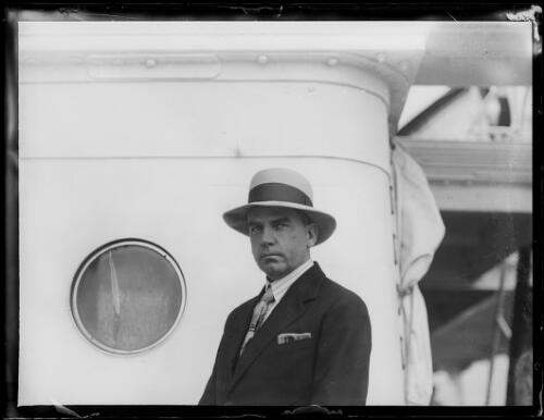 Mr Carroll onboard a ship, New South Wales, ca. 1920s [picture]
