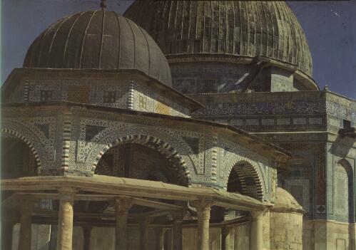 [Mosaic detail, Dome of the Rock, Jerusalem] [picture] / [Frank Hurley]