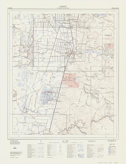 Harvey, Western Australia / produced by the Department of Land Administration, Perth, Western Australia