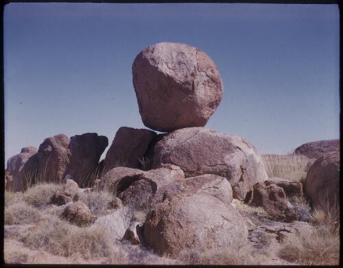 [Devils Marbles, Northern Territory, 1] [transparency] / [Frank Hurley]