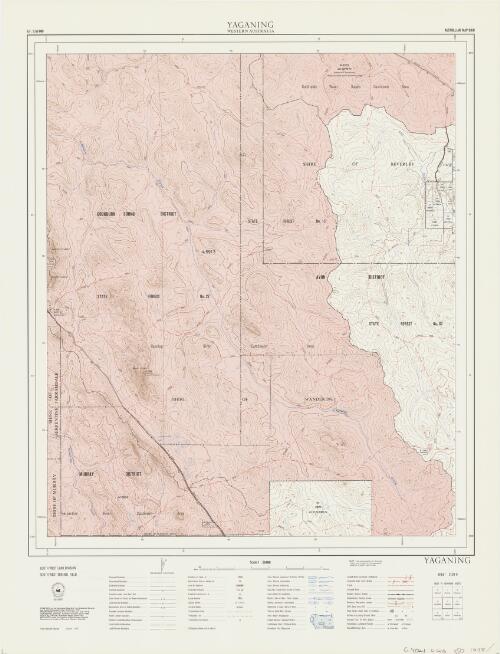 Yaganing, Western Australia / prepared under the direction of the Surveyor General, Department of Lands and Surveys, Western Australia