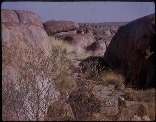 [Devils Marbles?, Northern Territory, 5] [transparency] / [Frank Hurley]