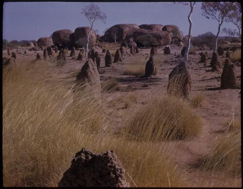 [Devils Marbles?, Northern Territory, 6] [transparency] / [Frank Hurley]