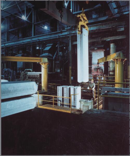 Ingot mill, direct chill casting unit, Alcoa works, Point Henry near Geelong, 1978 [picture] / Wolfgang Sievers