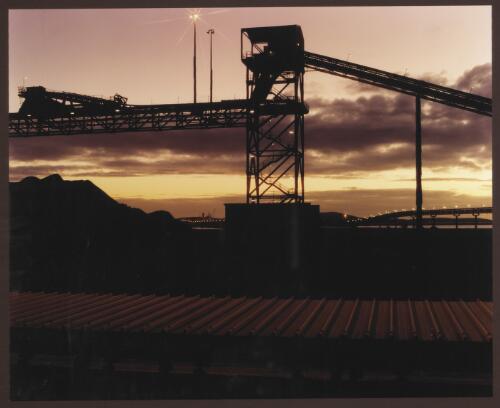 Clinton coal mine conveyor, Gladstone, Queensland, 1980 [2] [picture] / Wolfgang Sievers
