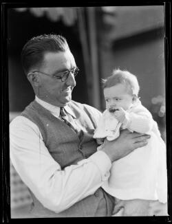 Member For Annadale Mr R.d. Gorman Holding His Baby Niece June Gorman 