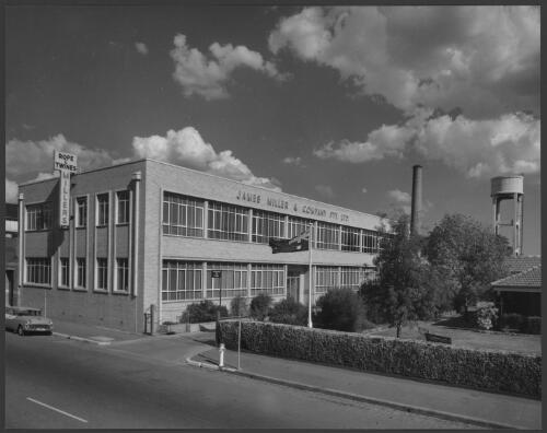 James Miller & Company Pty. Ltd, manufacturers of rope and twines, Brunswick, 1962 [picture] / Wolfgang Sievers