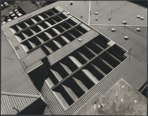 View of roof of Monash University, Clayton, Victoria, 1966, [picture] / Wolfgang Sievers