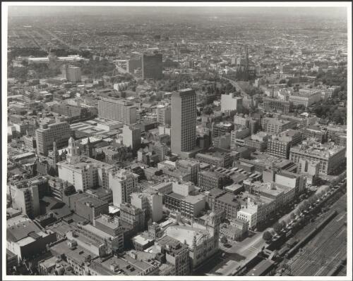 [Aerial view of] Melbourne to North-East, Victoria, 1964 [picture] / Wolfgang Sievers