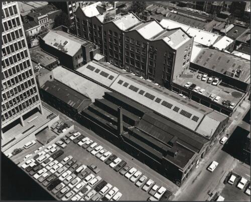 Old warehouses off Little Bourke Street West, Melbourne, Victoria, 1968 [1] [picture] / Wolfgang Sievers