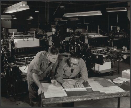 Messina printers, Melbourne, Victoria, 1963 [picture] / Wolfgang Sievers