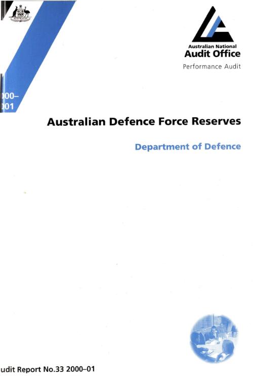 Australian Defence Force reserves : Department of Defence / the Auditor-General
