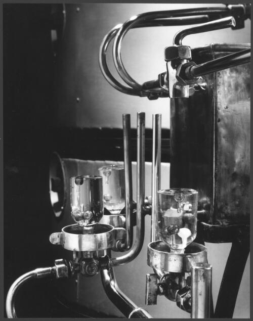 Wine making machinery at Orlando Winery, Rowland Flat, South Australia, 1966, 4 [picture] / Wolfgang Sievers