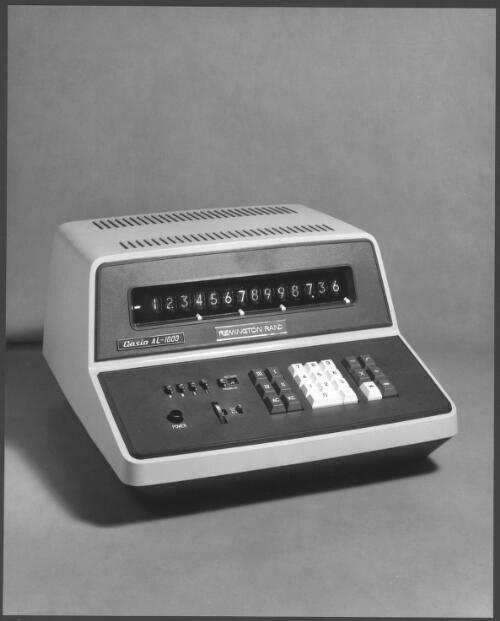 Remington Rand electronic desktop calculator, South Melbourne, [Victoria], 1969 [picture] / Wolfgang Sievers
