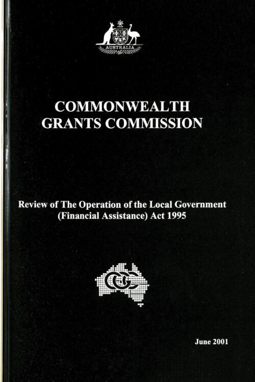 Review of The Operation of the Local Government (Financial Assistance) Act 1995 / Commonwealth Grants Commission