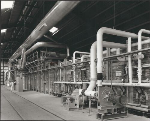 Furnaces at Rio Tinto Brick, Campbellfield, Victoria, 1963 [picture] / Wolfgang Sievers