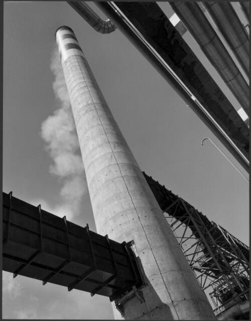 [Smoke stack], Mobil Oil Refinery, Port Stanvac, South Australia, 1975 [picture] / Wolfgang Sievers