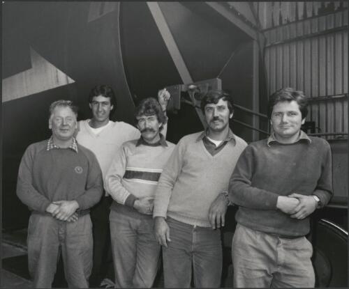 Multinational workers at Australian Glass Manufacturers, Spotswood, Victoria, 1983 [picture] / Wolfgang Sievers