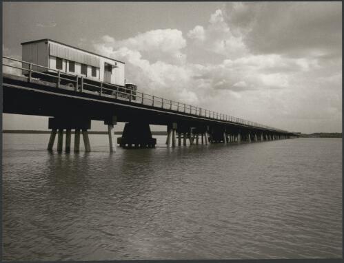 Comalco bauxite, wharf at Weipa, Cape York, Queensland, 1971, [1] [picture] / Wolfgang Sievers