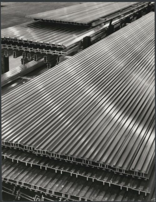 Aluminium profiles at Comalco's plant at Yennora, New South Wales, 1965, 5 [picture] / Wolfgang Sievers