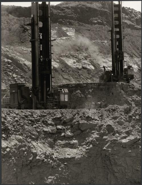 Hamersley Iron, giant drills near Paraburdoo, Western Australia, 1975 [picture] / Wolfgang Sievers