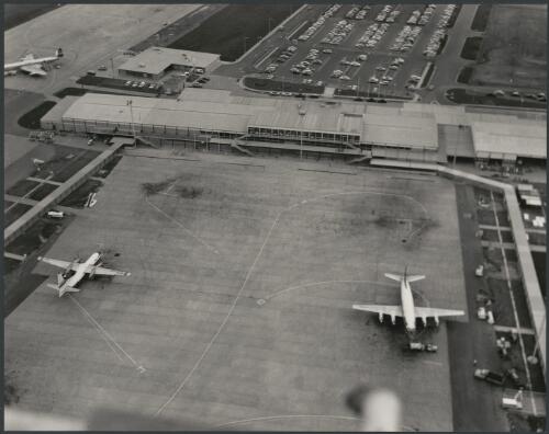Aerial view of Essendon Airport, Victoria 1962, 2 [picture] / Wolfgang Sievers