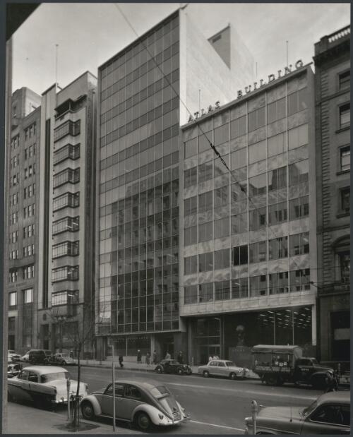 Atlas building at the north side of Collins Street, Melbourne, Victoria, 1959 [picture] / Wolfgang Sievers