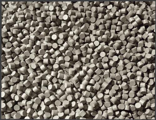 Nickel pellets ready for export for Queensland Nickel, Townsville, Queensland, 1975 [picture] / Wolfgang Sievers