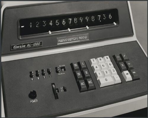 Remington Rand electronic desktop calculator, South Melbourne, Victoria, 1968, 2 [picture] / Wolfgang Sievers