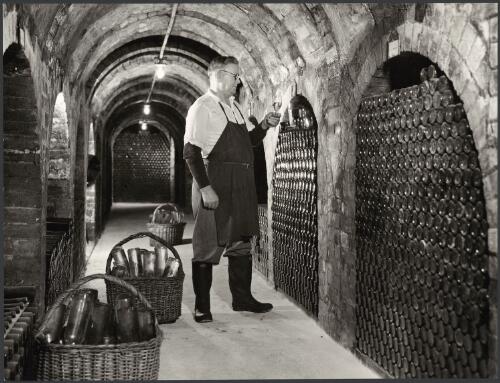 Penfolds' champagne cellars, Auldana, South Australia, 1958, 2 [picture] / Wolfgang Sievers